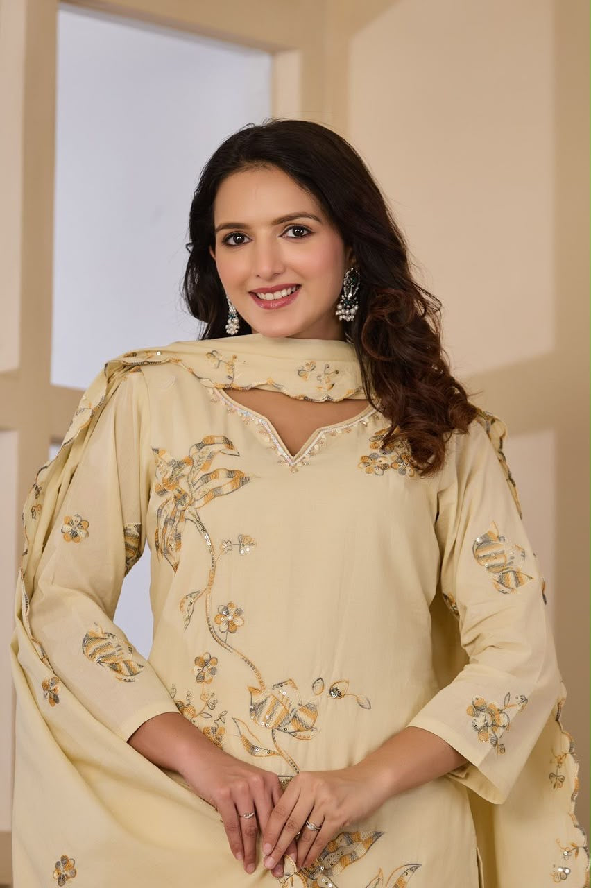 Cotton 3 pcs suit