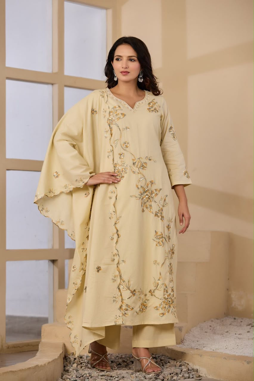 Cotton 3 pcs suit