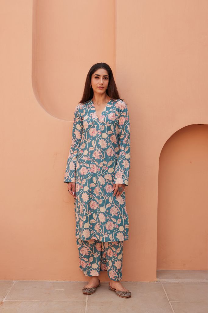 Aqil Blue Co-Ord Set