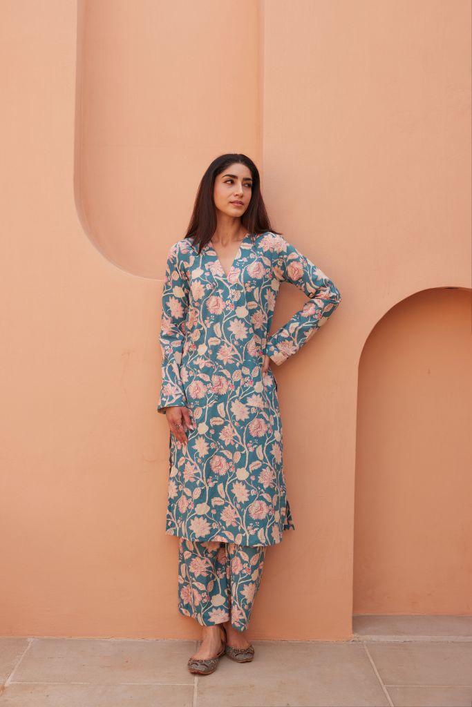 Aqil Blue Co-Ord Set