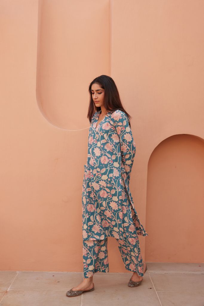 Aqil Blue Co-Ord Set