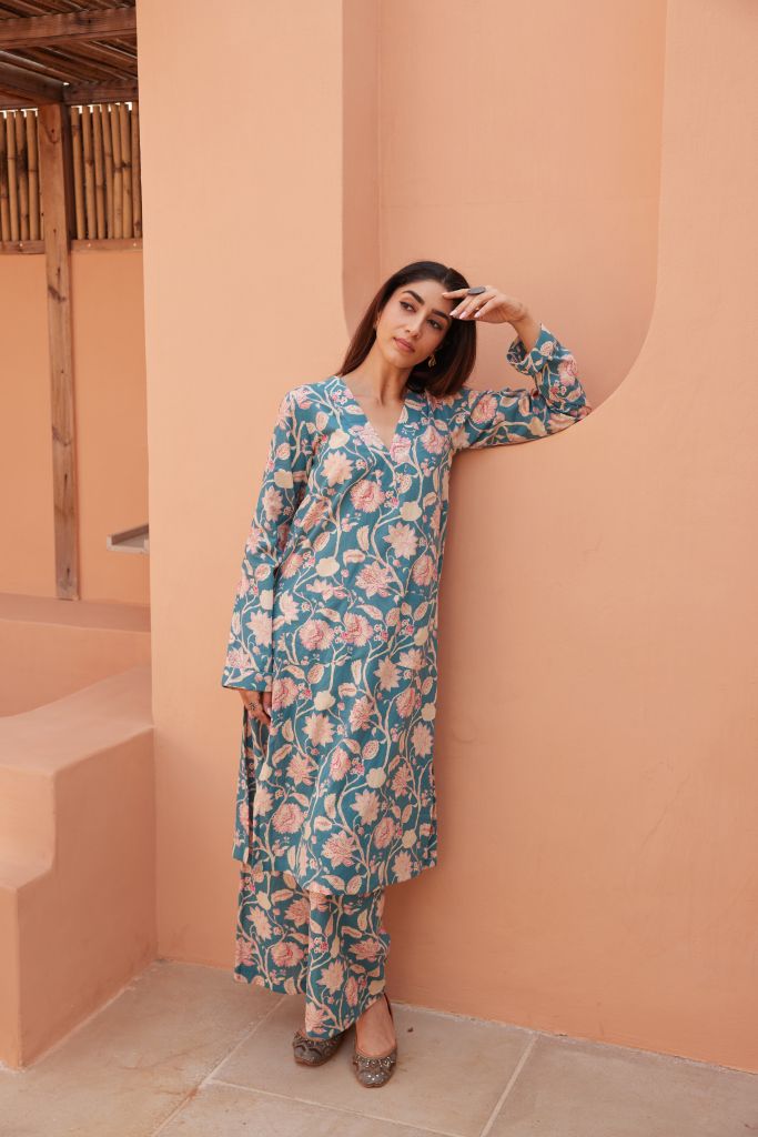 Aqil Blue Co-Ord Set